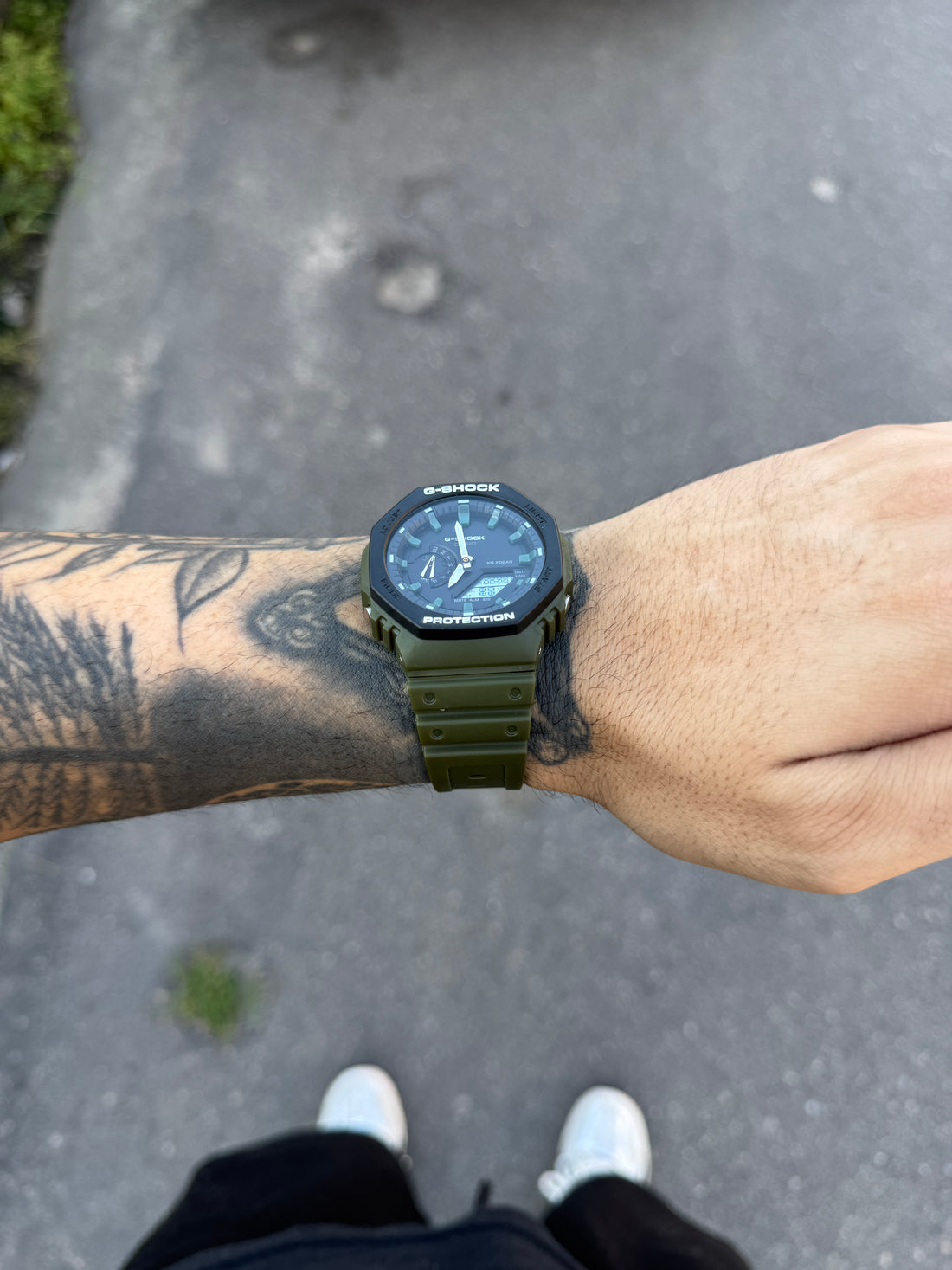 G-SHOCK GA-2100 VERDE MILITAR