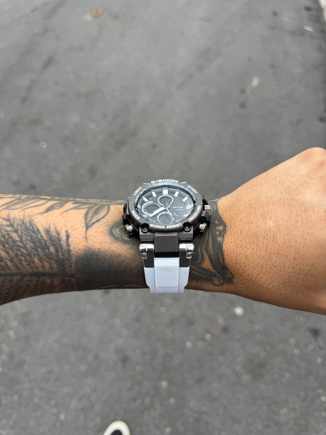 G-SHOCK STEEL MTG BRANCO