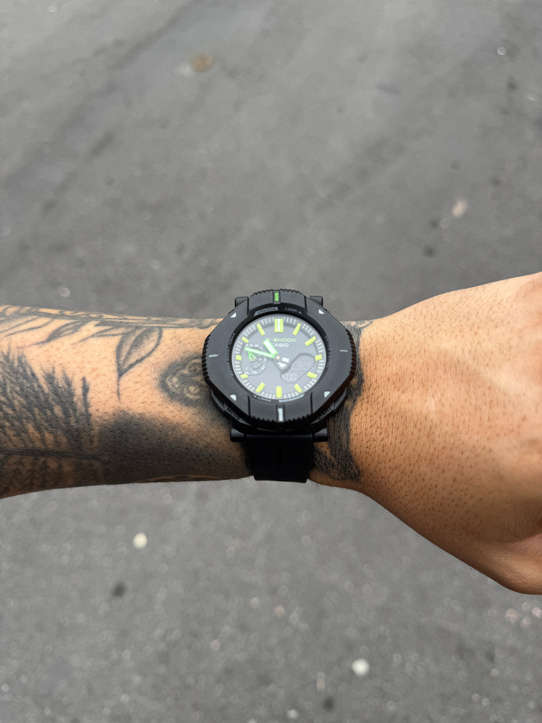 G-SHOCK PRJ PRETO E VERDE