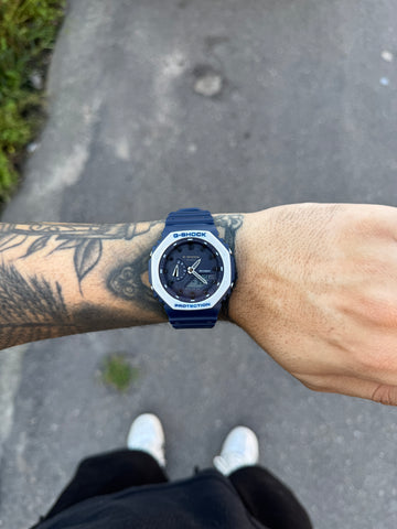 G-SHOCK GA-2100 AZUL MARINHO