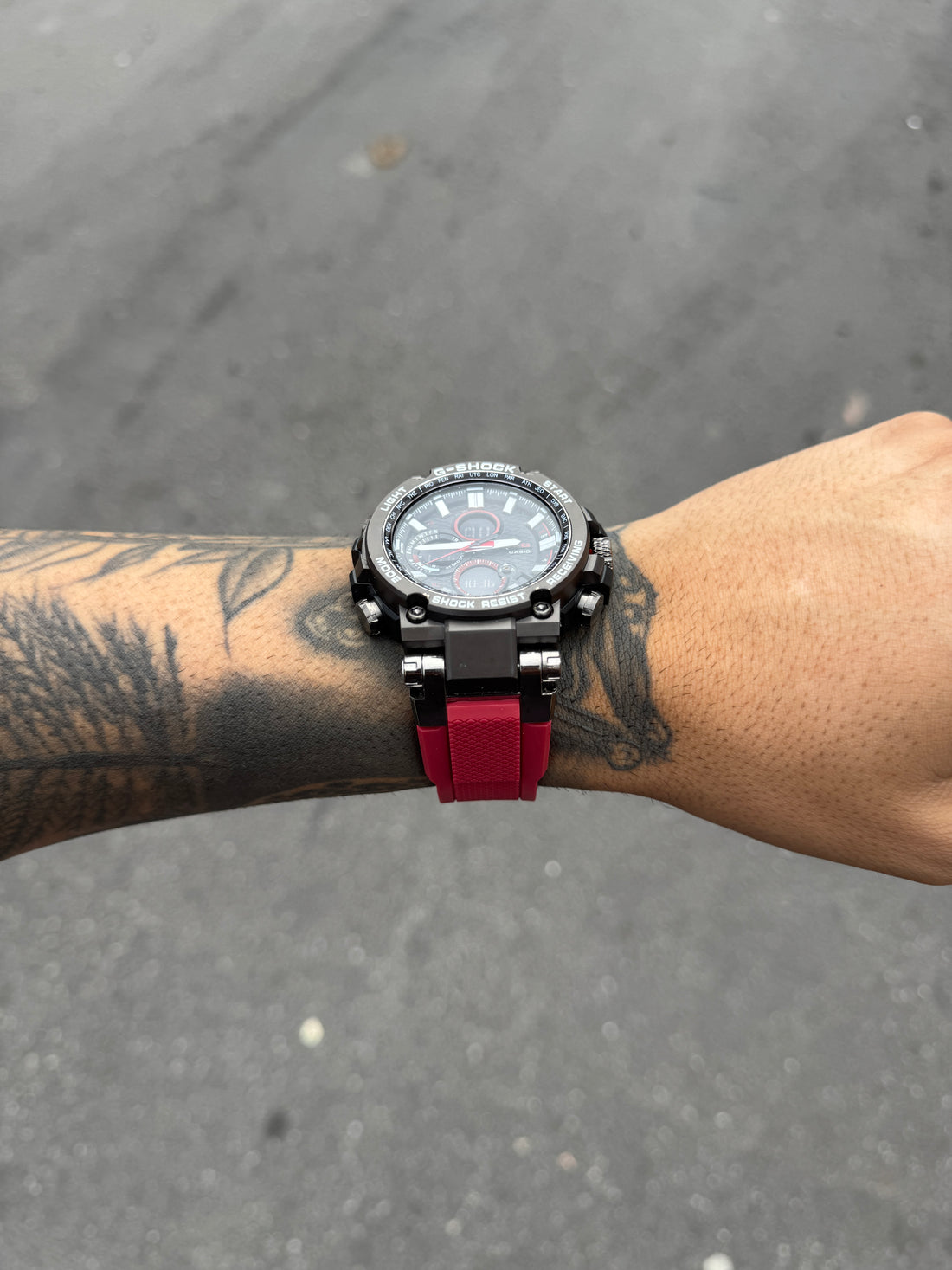 G-SHOCK STEEL MTG VERMELHO