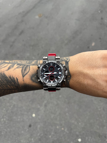 G-SHOCK STEEL MTG VERMELHO