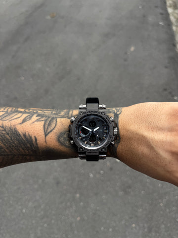 G-SHOCK STEEL MTG PRETO