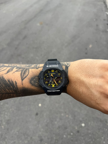 G-SHOCK GA-B001 PRETO E AMAREO