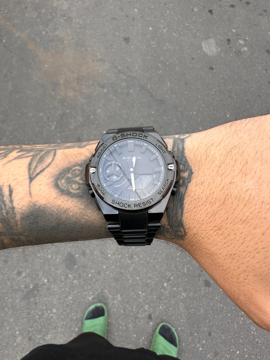 G-SHOCK GST STEEL PRETO