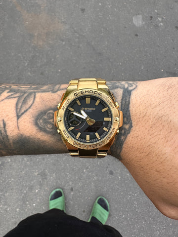 G-SHOCK GST STEEL DOURADO