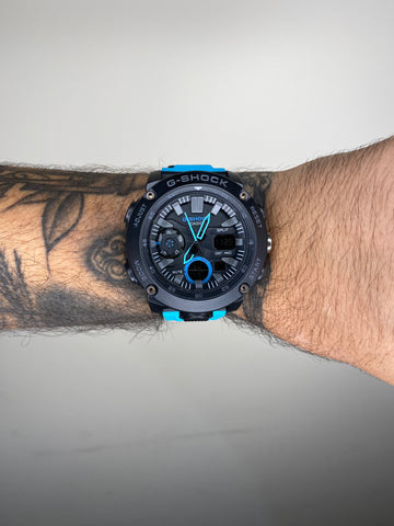 G-SHOCK GA-2000 PRETO-AZUL