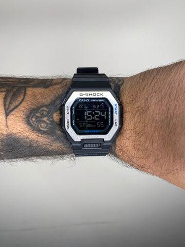 G-SHOCK GBX-100 PRETO-PRATEADO