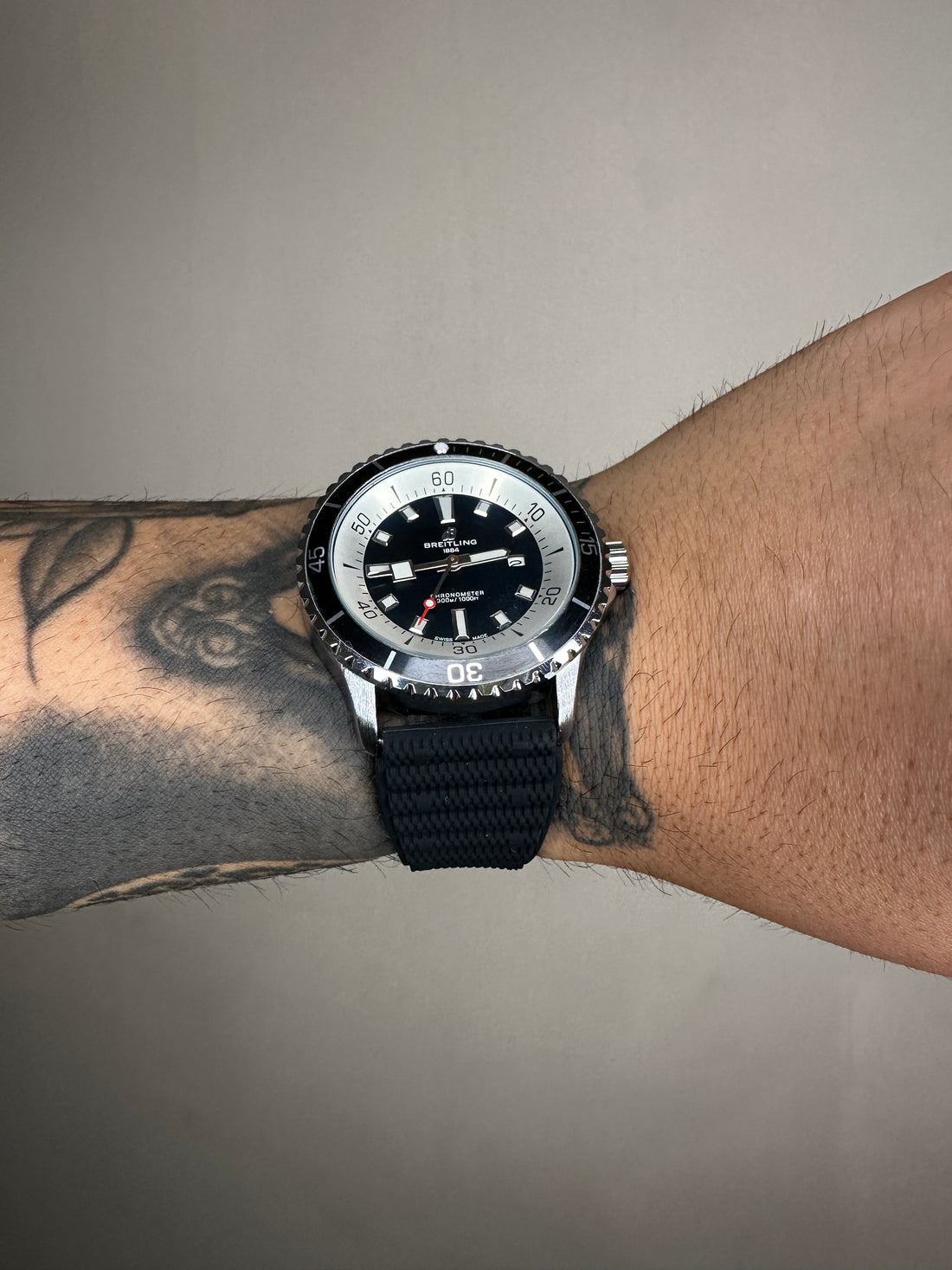 BREITLING CHRONO PRATEADO