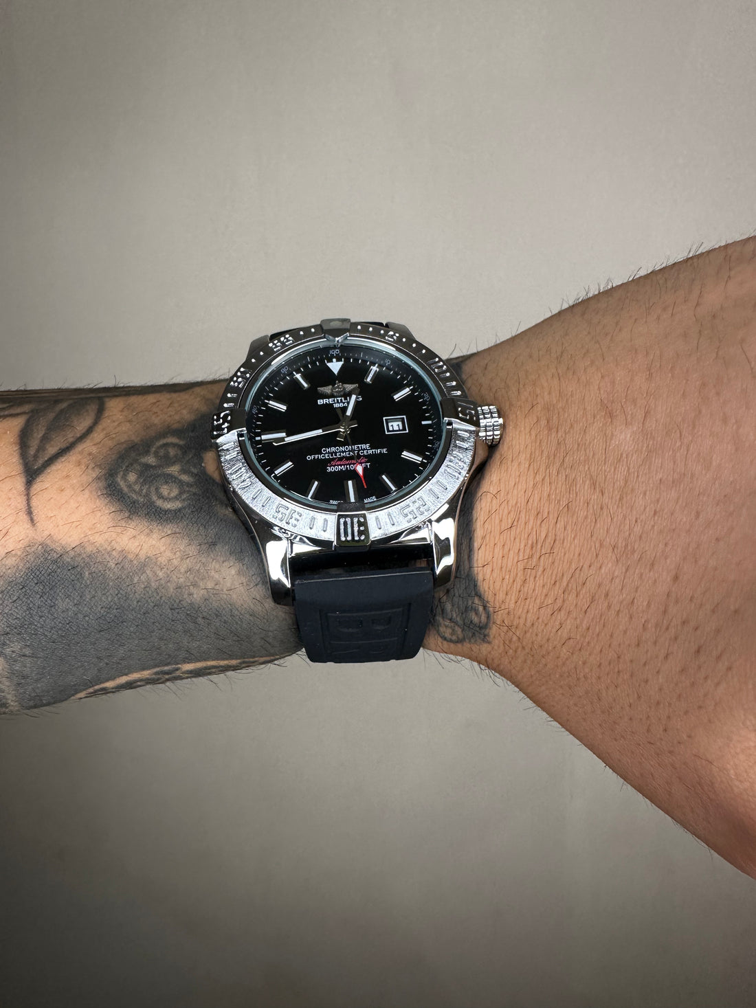 BREITLING ENDURANCE PRATEADO