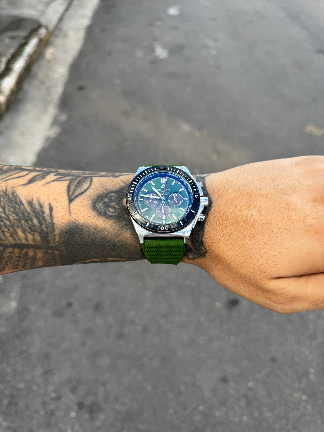 BREITLING CHRONOMAT GREEN