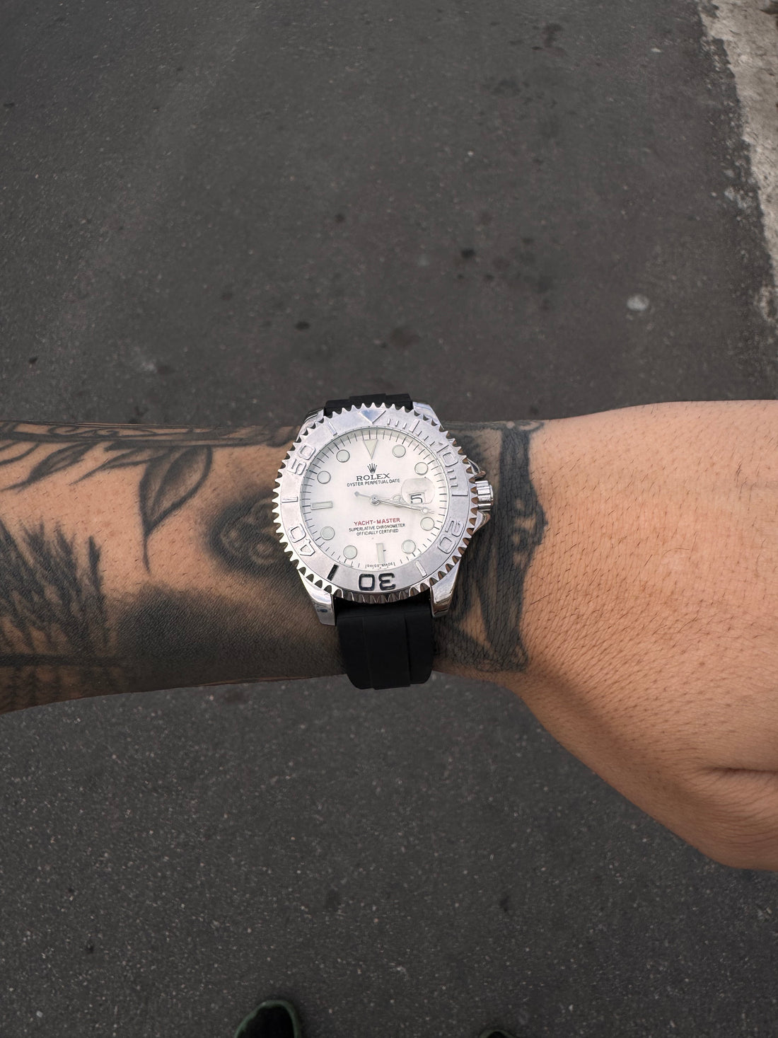 ROLEX YACHT PRATEADO