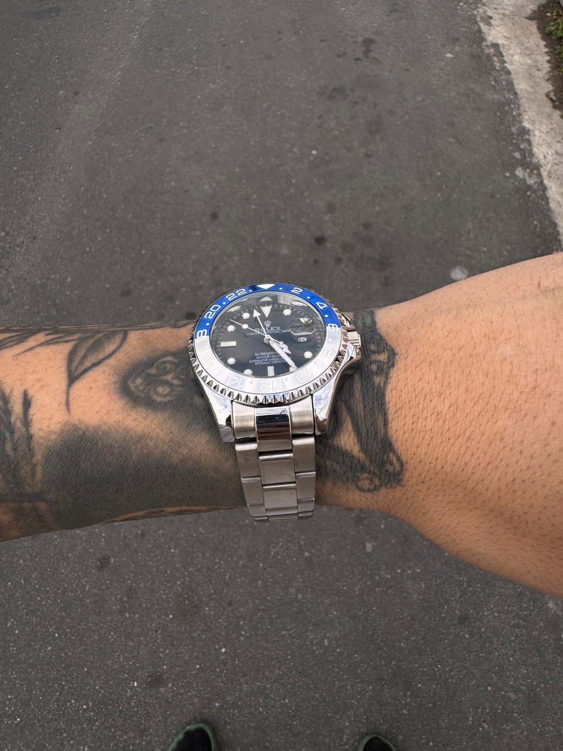 ROLEX GMT MASTER BATMAN