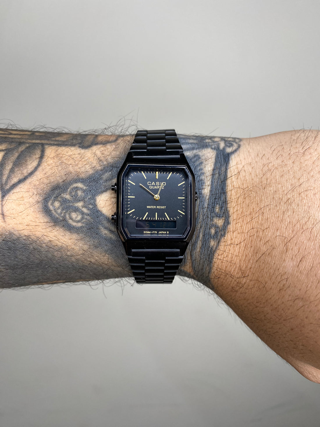 CASIO VINTAGE QUARTZ PRETO