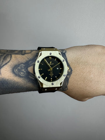 HUBLOT GENEVE DOURADO