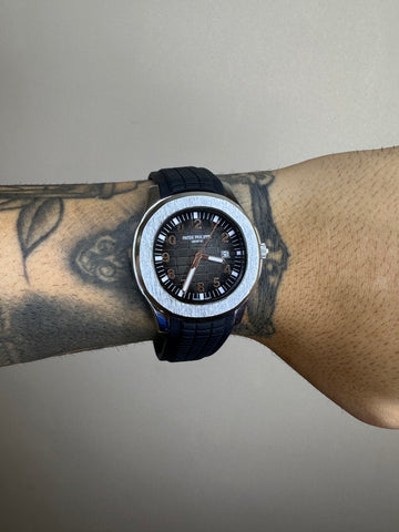PATEK PHILIPPE AQUANAUT PRATEADO