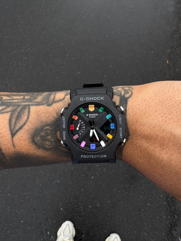 G-SHOCK GA-2300 PRETO E COLORIDO