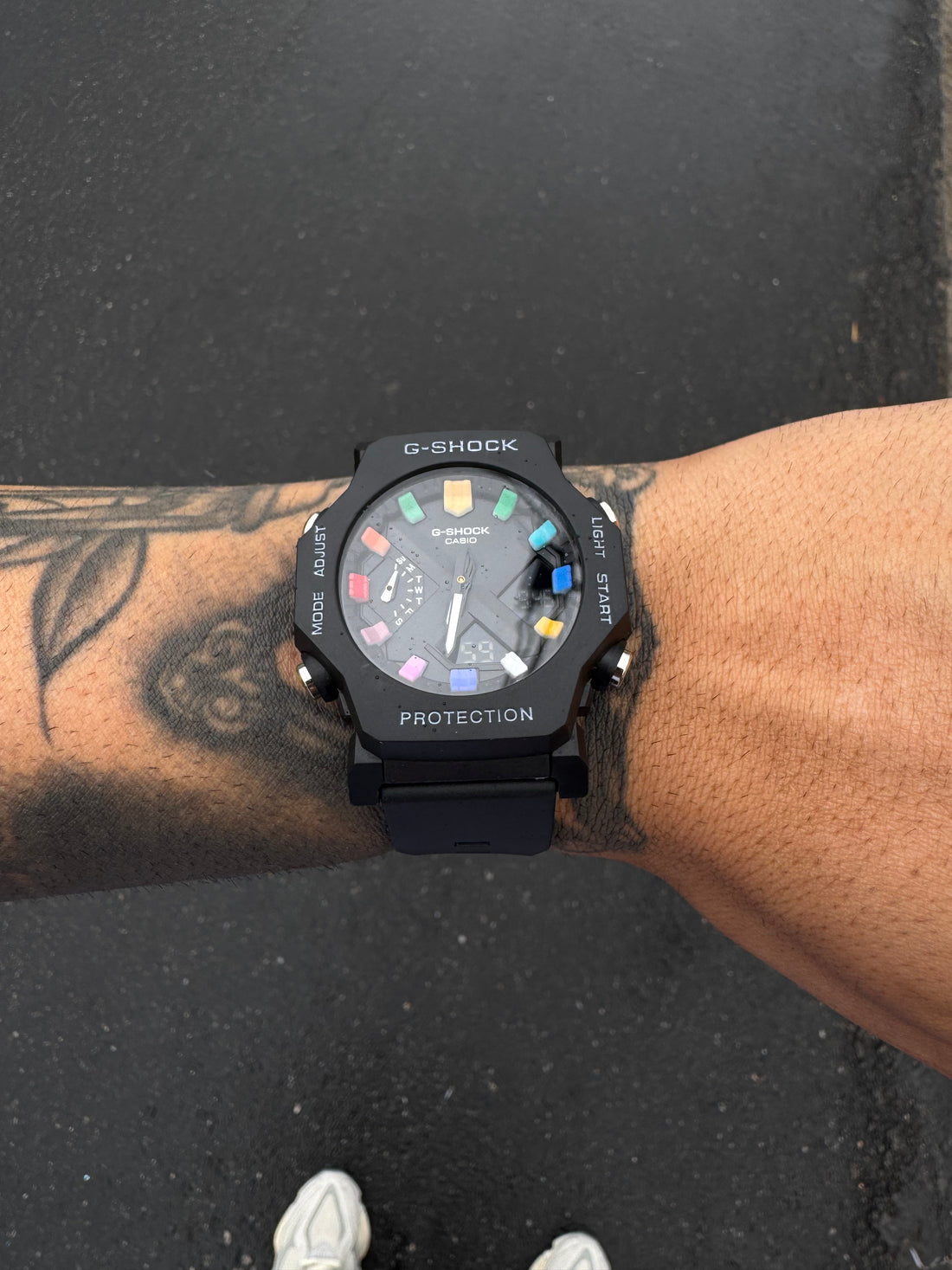 G-SHOCK GA-2300 PRETO E COLORIDO