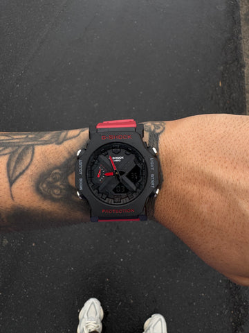 G-SHOCK GA-2300 PRETO E VERMELHO