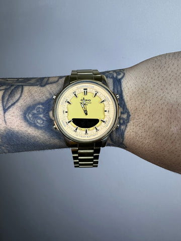 CASIO AMW DOURADO