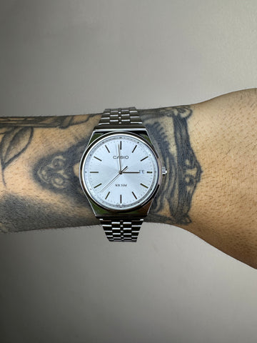 CASIO QUARTZ MTP BRANCO