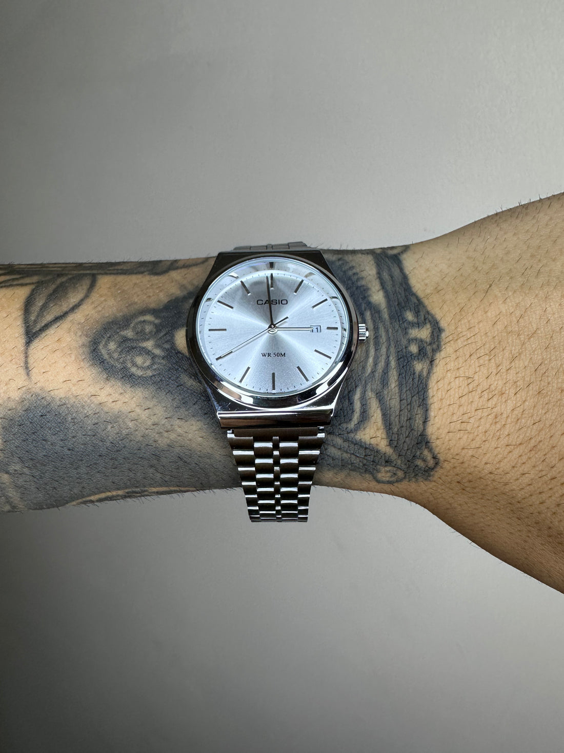 CASIO QUARTZ MTP BRANCO