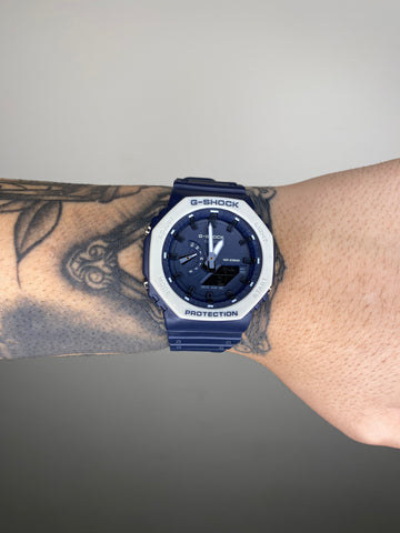 G-SHOCK GA-2100 AZUL MARINHO