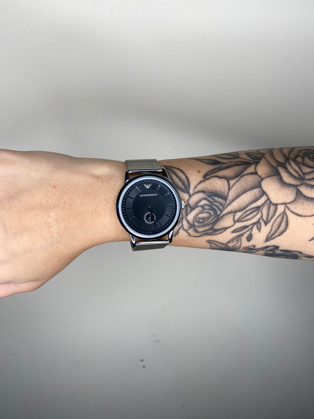 EMPORIO ARMANI PRATEADO