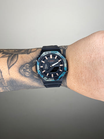 G-SHOCK GA-2100 PRETO-CAMUFLADO