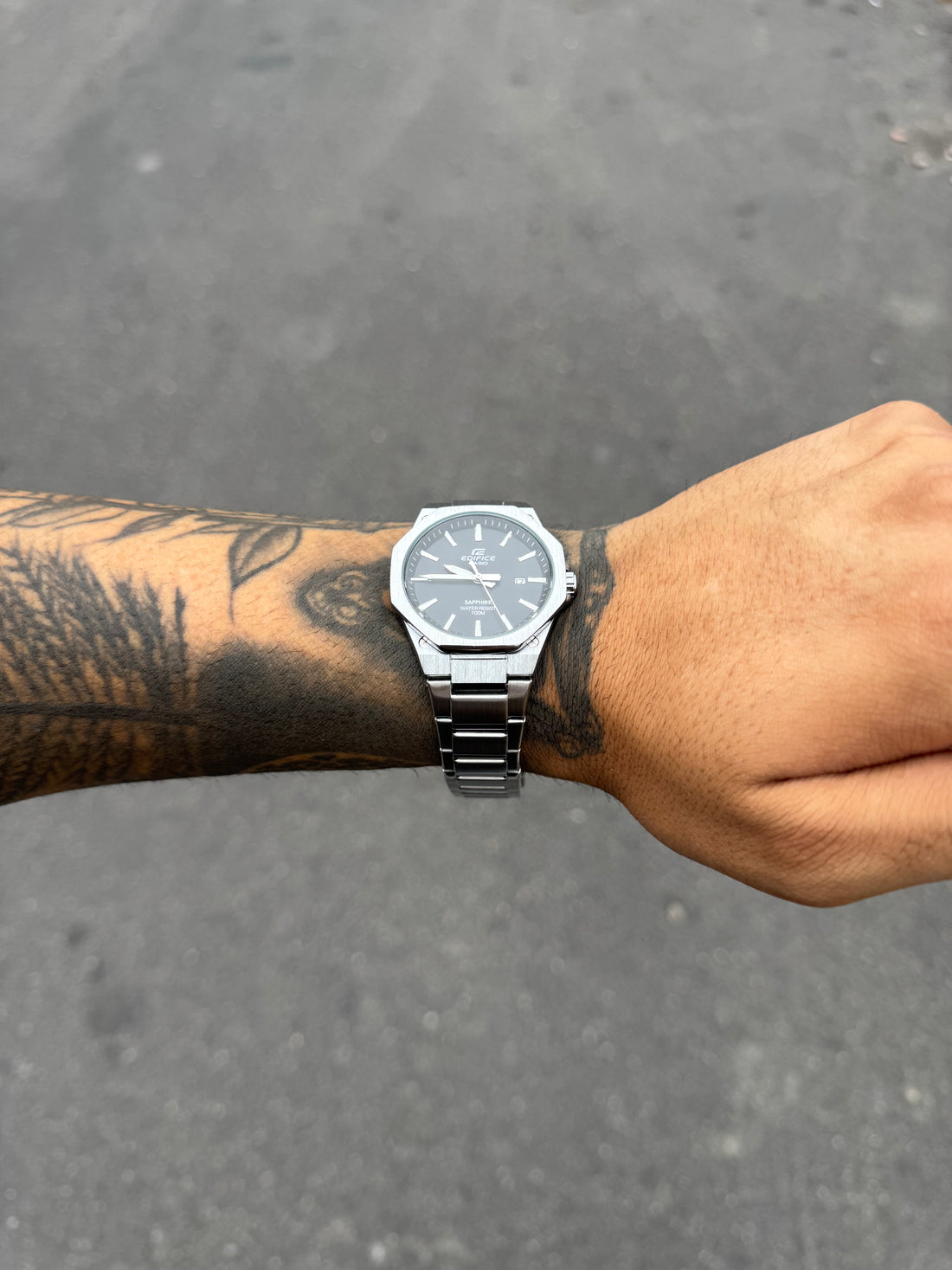 CASIO QUARTZ EDIFICE FUNDO PRETO