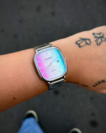 CASIO QUARTZ 2023 PRATEADO FURTA-COR