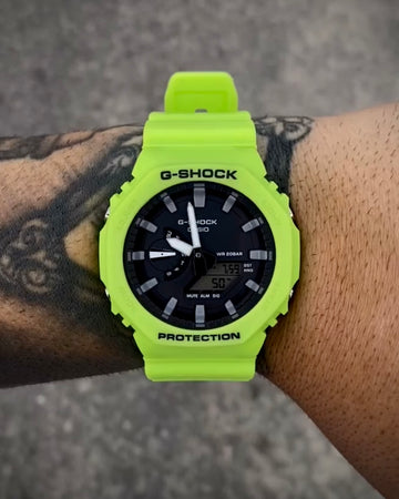 G-SHOCK GA-2100 VERDE NEON