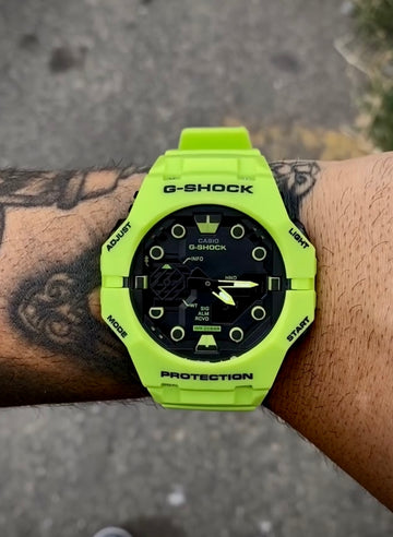 G-SHOCK GA-B001 VERDE NEON