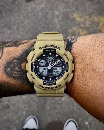 G-SHOCK GA-100 BEGE