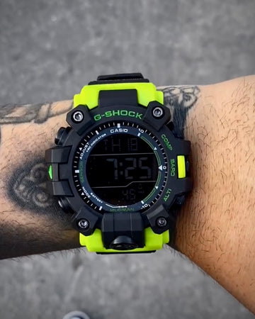 G-SHOCK MUDMAN PRETO E VERDE