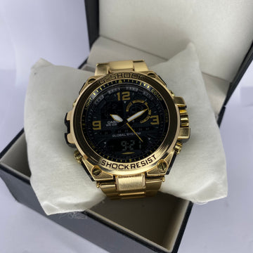 G-SHOCK STEEL TODO EM AÇO DOURADO