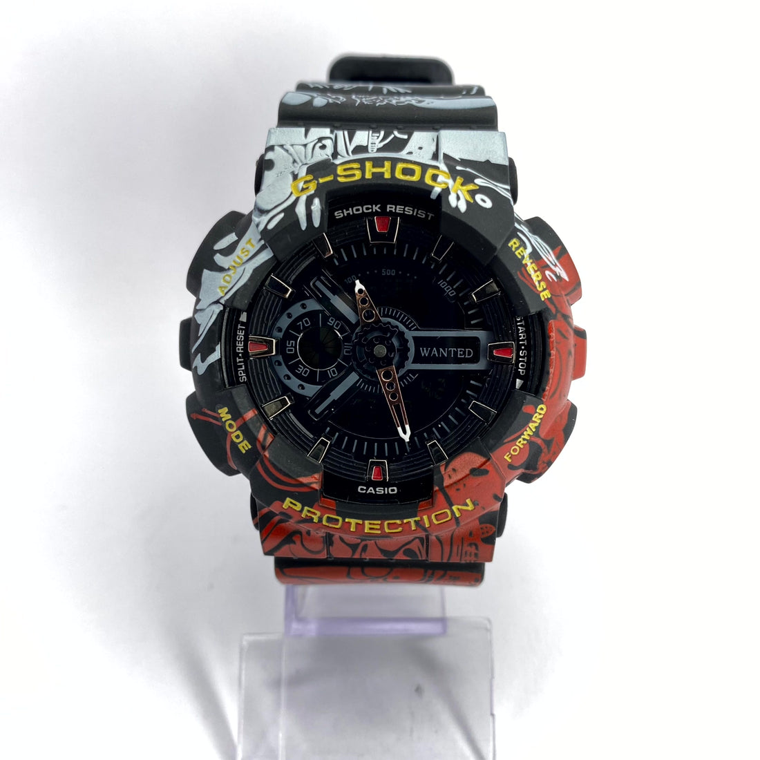 G-SHOCK ONE PIECE PRETO-VERMELHO