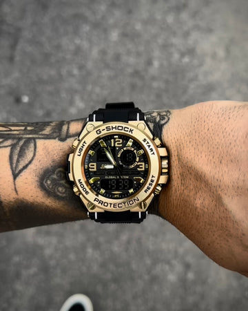 G-SHOCK STEEL CAIXA EM AÇO DOURADO