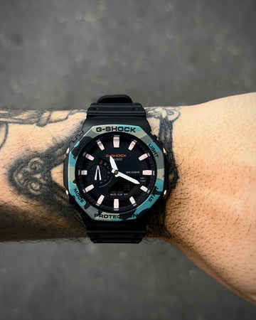G-SHOCK GA-2100 48MM PRETO-CAMUFLADO