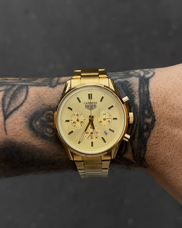 TAG HEUER CARRERA DOURADO