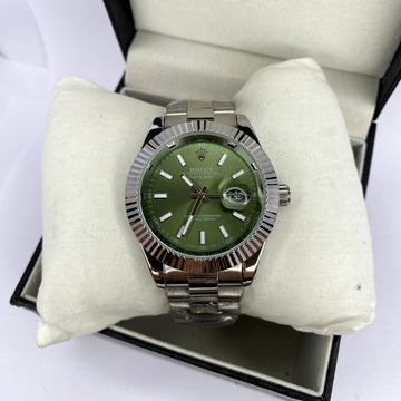 ROLEX DATEJUST PRATA-VERDE