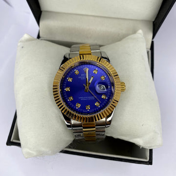 ROLEX DATEJUST PRATA-DOURADO