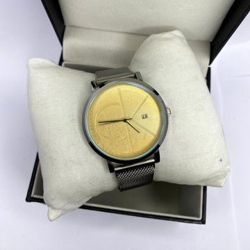 CALVIN KLEIN MINIMALISTA PRATA-DOURADO