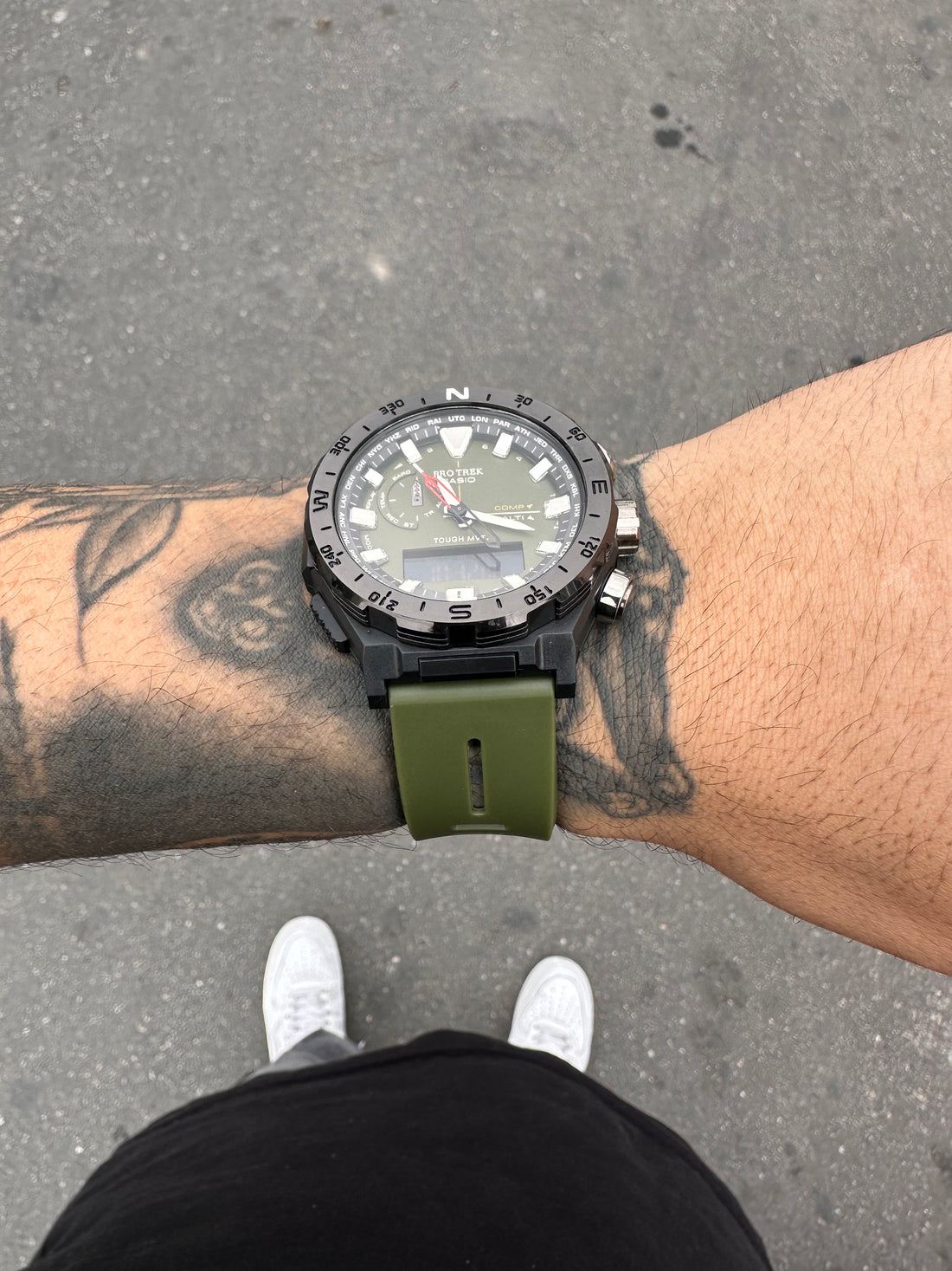 G-SHOCK PROTREK STEEL VERDE