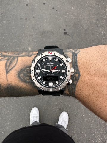 G-SHOCK PROTREK STEEL PRATEADO