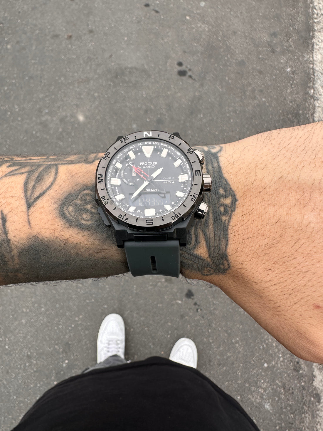 G-SHOCK PROTREK STEEL CINZA