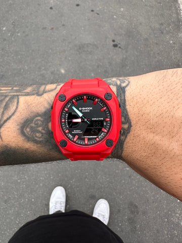 G-SHOCK SW-2400 VERMELHO