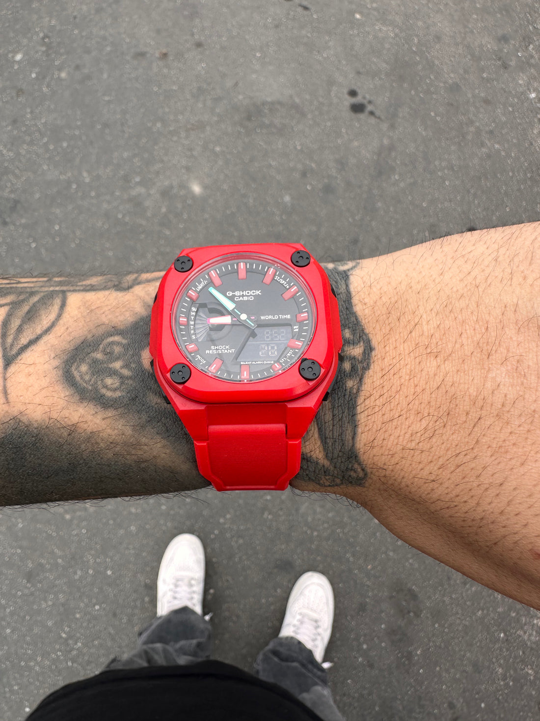 G-SHOCK SW-2400 VERMELHO