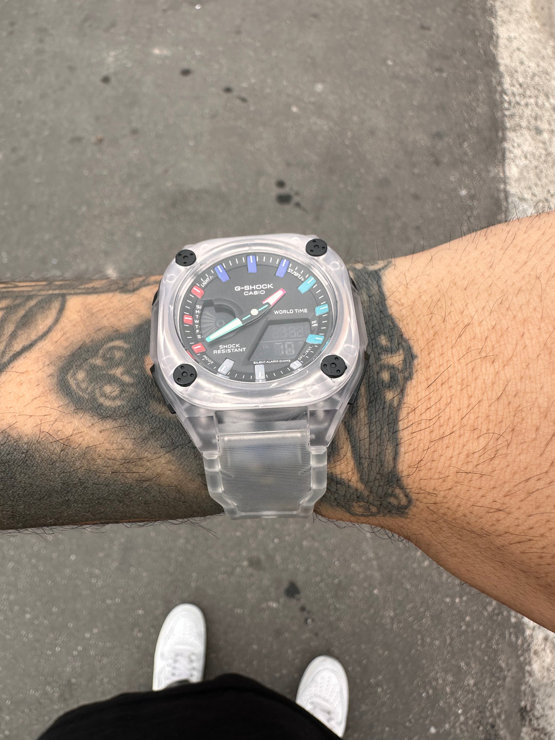 G-SHOCK SW-2400 TRANSPARENTE