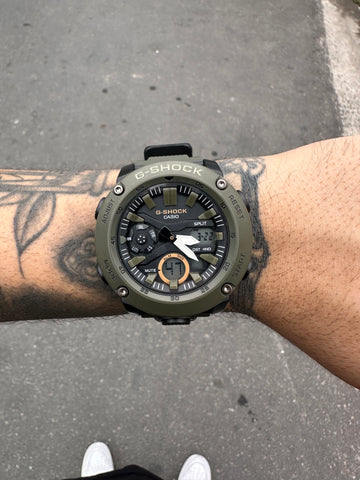 G-SHOCK GA-2000 VERDE MILITAR
